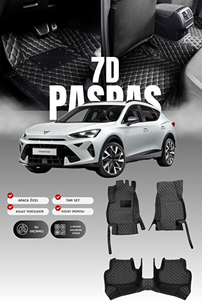 stiloto سجادة أرضية للسيارة من الجلد (7D) لسيارة كوبرا فورمينتور الهجينة (202...