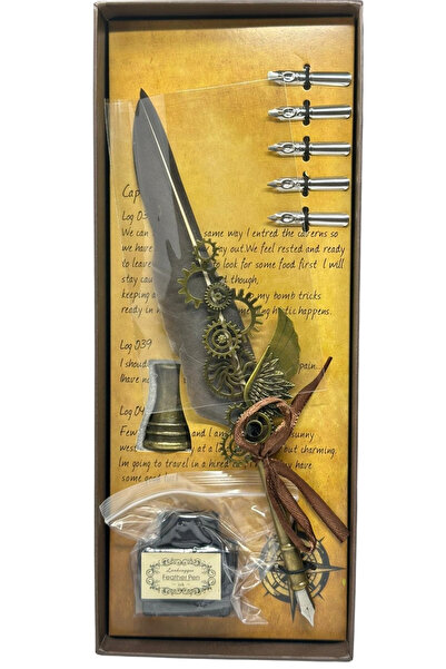 Mikro Gilded Honor Book - Wedding Book, with Dip Pen Set