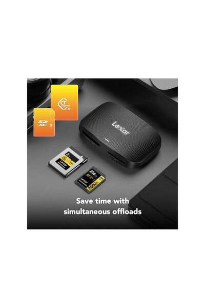 Lexar Professional CFexpress Type B / SD USB 3.2 Gen 2 Card Reader