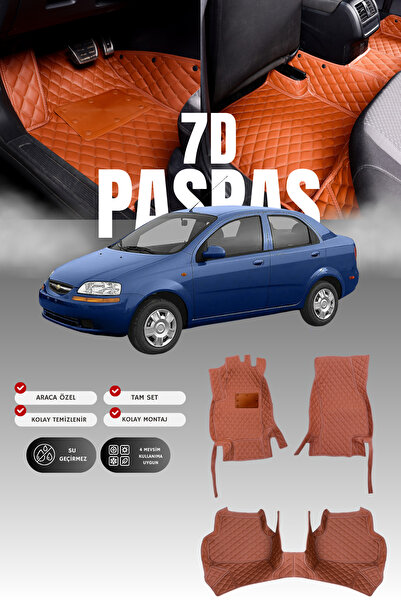 stiloto دواسة سيارة جلدية لشيفروليه كالوس (2002-2008) بتصميم حوض سباحة 7D |  ...