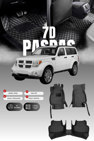 stiloto دواسة سيارة جلدية سباعية الأبعاد لدودج نيترو (2006-2012) |   حماية كا...