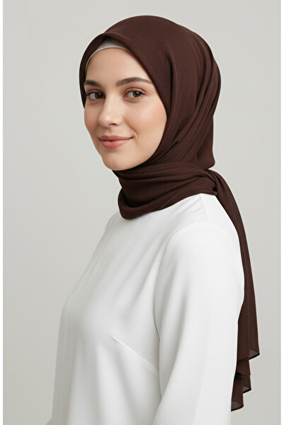 sefamerve Jan Jan Chiffon Scarf 70311-33 Bitter Brown