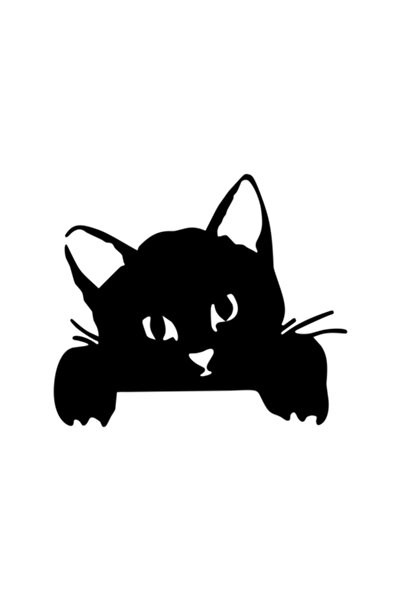 Oracal Autocolant decorativ pentru întrerupător „Pisicuță care așteaptă”, 10 ...