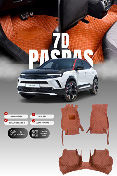 stiloto سجادة أرضية للسيارة من الجلد 7D لسيارة أوبل موكا الكهربائية (2021 وما...