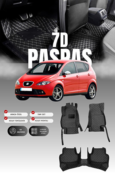 stiloto سجادة أرضية للسيارة من الجلد لسيات ألتيا إكس إل (2004-2015) طراز 7D |...