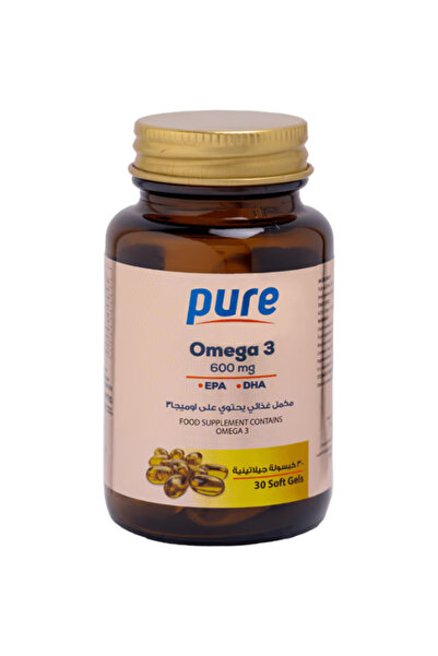 Pür بيور مكمل غذائي يحتوي علي اوميجا 3 يحتوي علي 30كبسوله