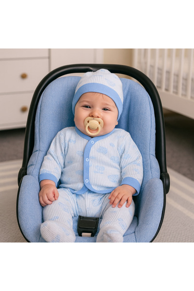 MBK GARDEN Newborn Unisex Baby Cute Baby Bear Set of 3 (0-3 Months)