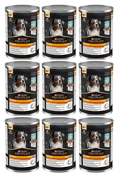 Pro Plan Balıklı Yetişkin Köpek Konservesi 400 Gr*9 Adet