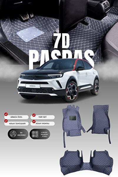 stiloto سجادة أرضية للسيارة من الجلد 7D لسيارة أوبل موكا الكهربائية (2021 وما...