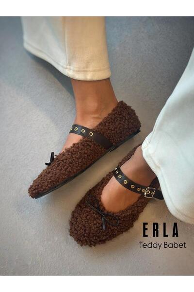 Zuum Balerina Erla Mary Jane pentru femei - maro ondulat