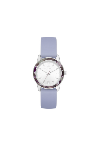SKECHERS Unisex Stylish Purple Watch with Accented Bezel