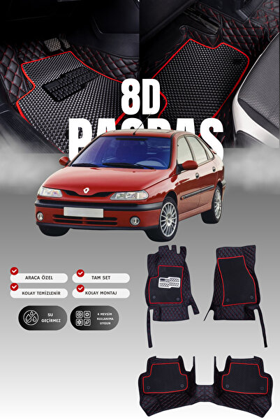 stiloto سجادة أرضية للسيارة من الجلد لرينو لاجونا 1 (1994-2001) 8D |   حماية ...
