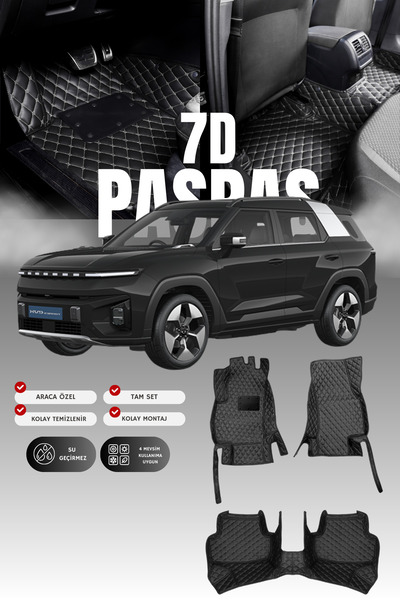 stiloto Ssangyong Torres Electric (2022 and Later) 7D Leather Pool Auto Floor...