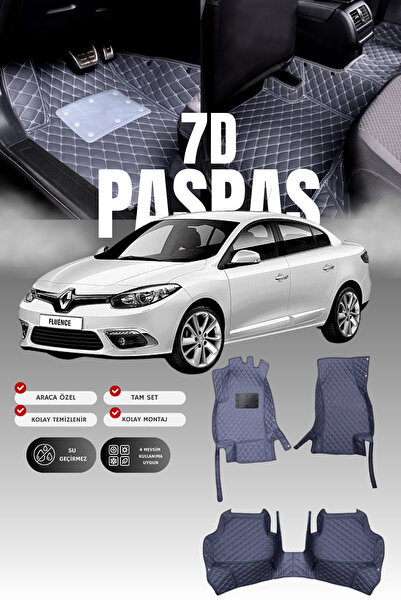 stiloto دواسة سيارة جلدية سباعية الأبعاد لرينو فلوانس (2009-2016) |   حماية ك...