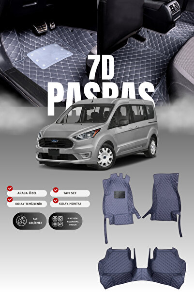 stiloto فورد تورنيو كونكت (2022 وما بعده) سجادة أرضية للسيارة من الجلد 7D |  ...