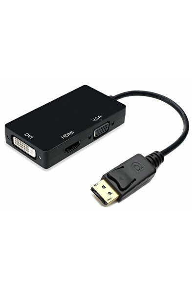 Leonpro Display Port to Dvi Vga HDMI Converter Adapter