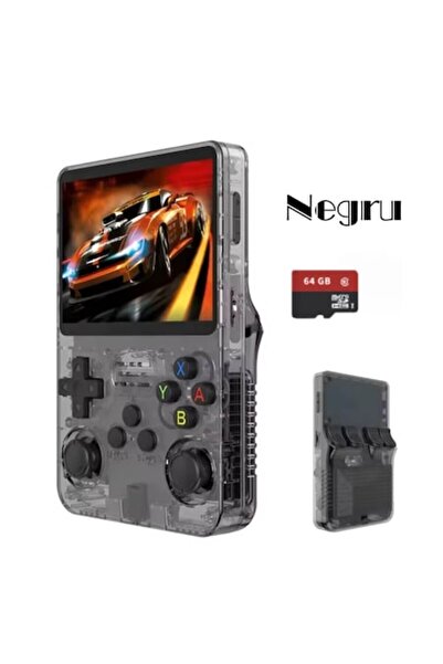 Mirunia R36S-Open Source Retro Handheld Game Console, 21 Simulators, 15,000 Pre-Installed Games, HD Screen