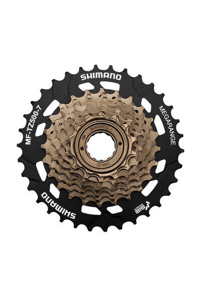 Shimano Pinion Bicicleta Filetat Tourney MF-TZ500, 7Vit, MEGA RANGE