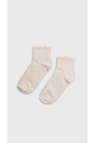 Buly Κάλτσες μέχρι τον αστράγαλο με λεπτομέρεια στο περίγραμμα με βολάν