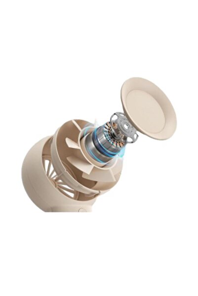 Generic Handheld Turbo Fan 4000mAh 5 Speed USB Rechargeable Portable Mini Desk Personal Fan Quiet 16H