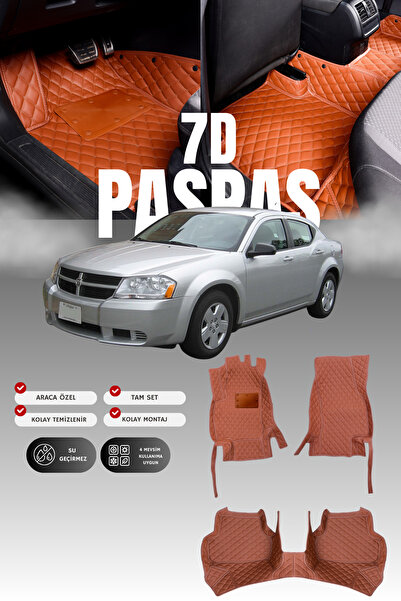 stiloto دواسة سيارة جلدية سباعية الأبعاد لسيارة دودج أفينجر (2007-2014) |   ح...