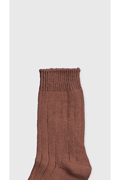 Buly Corded Fabric Knitted Winter Long Socks