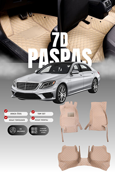 stiloto دواسة سيارة جلدية سباعية الأبعاد لمرسيدس S500 / W222 (2013-2020) |   ...