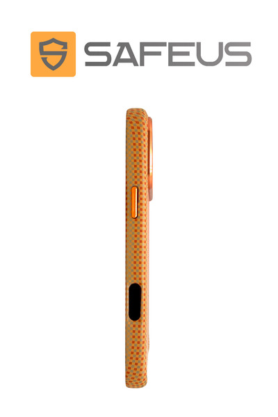 SAFEUS iPhone 17 Pro Max Carbon Fiber Magsafe Compatible Hard Shockproof Premium Case