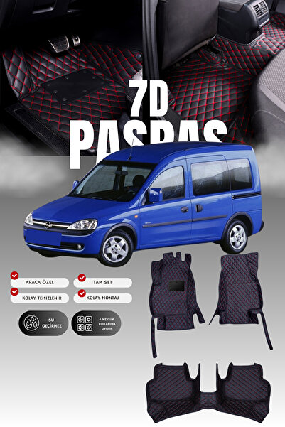 stiloto سجادة أرضية جلدية للسيارة أوبل كومبو سي (2001-2011) 7D |   حماية كامل...