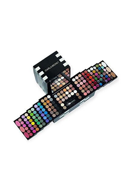 Carla Secret مجموعة مكياج ظلال العيون غير اللامعة واللامعة - 148 لونًا