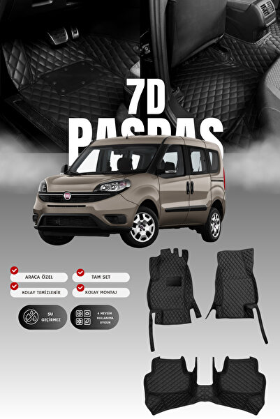 stiloto دواسة سيارة جلدية سباعية الأبعاد لسيارة فيات دوبلو (2009-2022) |   حم...