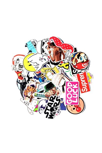 OEM Set de 50 de autocolante impermeabile „Supreme”