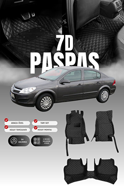 stiloto دواسة سيارة جلدية لسيارة أوبل أسترا إتش سيدان (2004-2010) طراز 7D |  ...