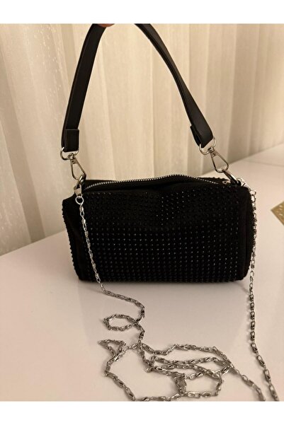 FAEL LİFE KADIN MİNİ TAŞLI ZİNCİR ASKILI EL VE OMUZ ÇANTASI