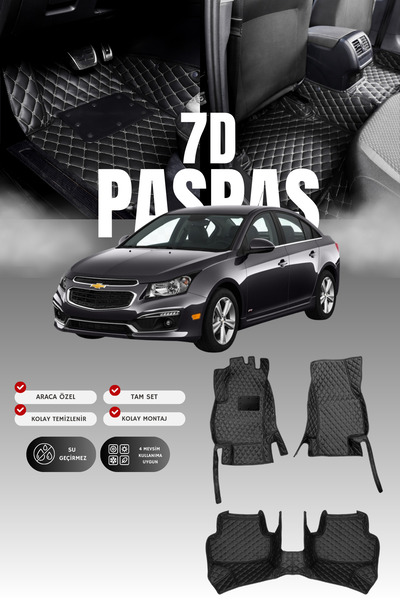 stiloto دواسة سيارة جلدية سباعية الأبعاد لشيفروليه كروز (2008-2016) |   حماية...