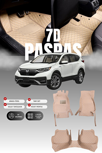 stiloto سجادة أرضية جلدية للسيارة هوندا سي آر-في (2014-2022) بتصميم حوض سباحة...