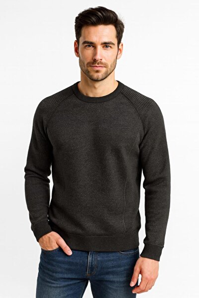 Markova Uzun Kollu Bisiklet Yakalı Sıcak Ve Rahat Viscon Karışımlı Erkek Trik...