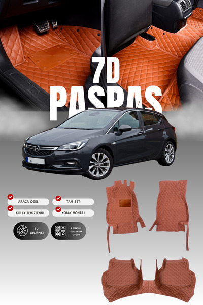 stiloto دواسة سيارة جلدية سباعية الأبعاد لأوبل أسترا كيه سيدان (2015-2021) | ...