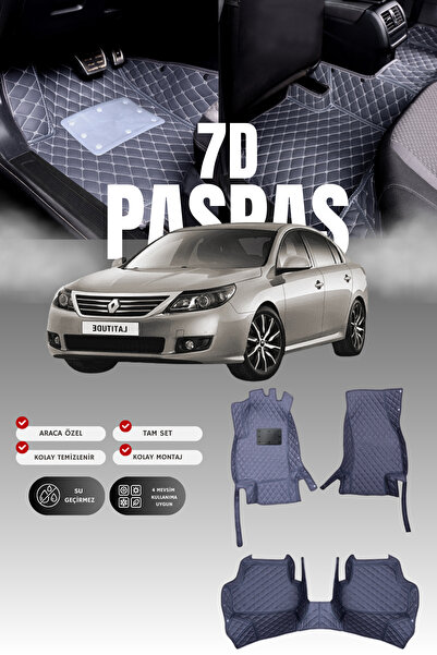 stiloto سجادة أرضية للسيارة من الجلد بتصميم حوض السباحة لرينو لاتيتود (2011-2...