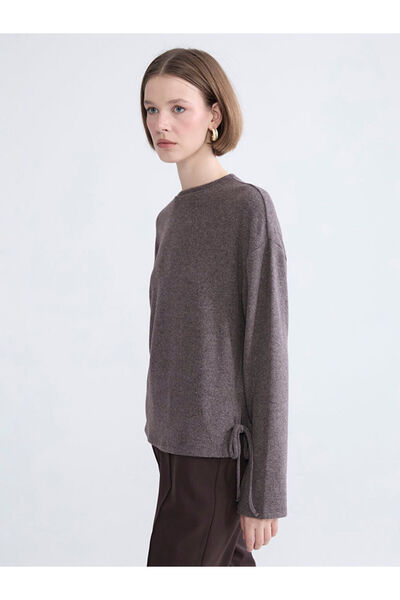 LC Waikiki Brown Crew Neck Women's T-Shirt