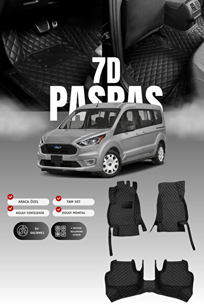 stiloto فورد تورنيو كونكت (2022 وما بعده) سجادة أرضية للسيارة من الجلد 7D |  ...