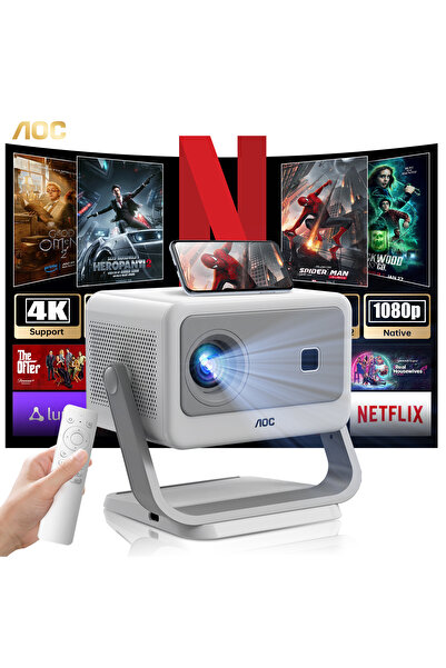 Aoc -Portable-Projector|1080P-Resolution|5G-WIFI6-Connectivity