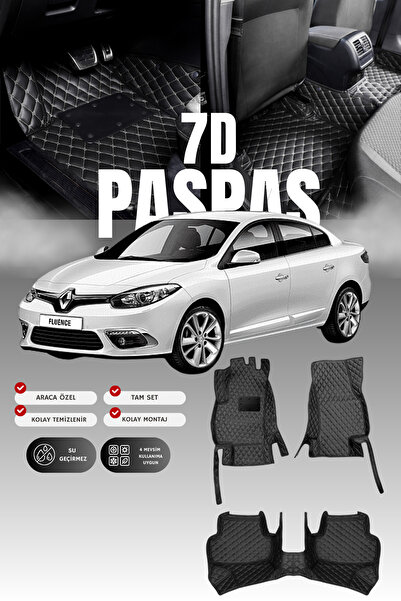 stiloto دواسة سيارة جلدية سباعية الأبعاد لرينو فلوانس (2009-2016) |   حماية ك...