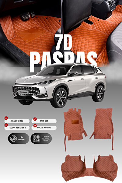 stiloto سجادة أرضية للسيارة من الجلد بتصميم حوض السباحة لسيارة إم جي إتش إس (...