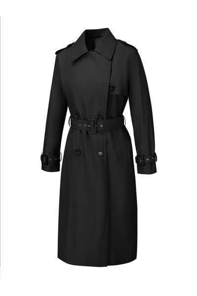 Take Two By Styli Women Solid Belted Button Front Jacket