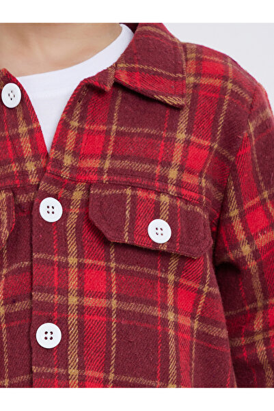 Styli Plaid Flannel Double Pocket Shirt