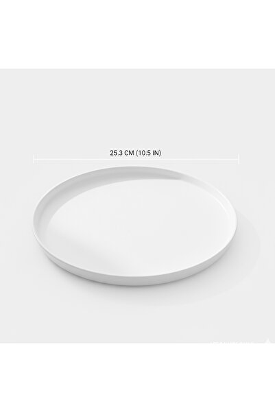 Cuisine Art EFE 10.5-Inch Bone China Dinner Round Plate – Premium White