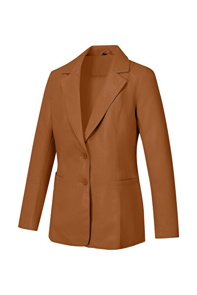 Take Two By Styli Faux Leather Buttoned Jacket
