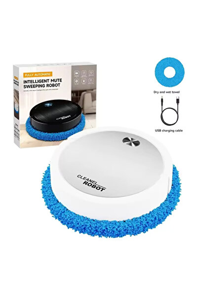 Generic Smart Robot Vacuum Cleaner with Mopping, Strong Suction, Low Noise, Auto Navigation & Slim Design