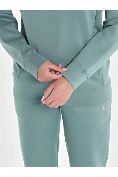 Wizard By Styli Vent Comfy Sweater Green - Unisex